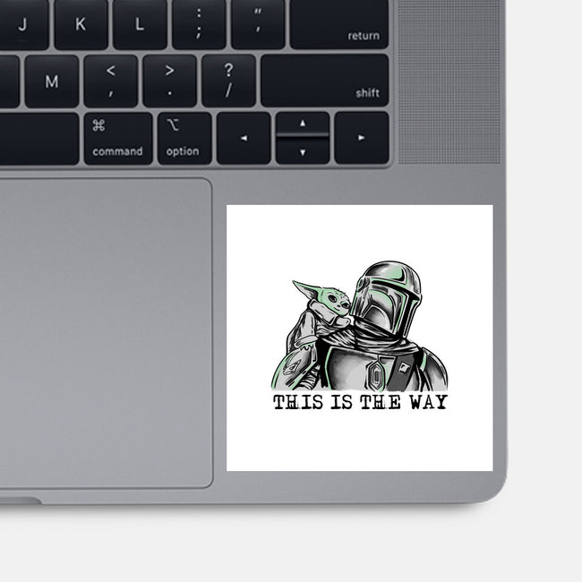 This Is The Way Boy-None-Glossy-Sticker-nickzzarto