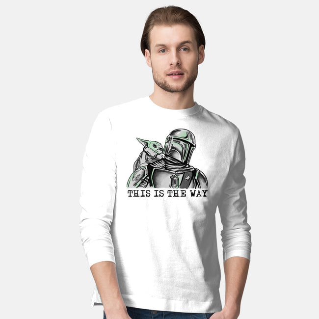 This Is The Way Boy-Mens-Long Sleeved-Tee-nickzzarto