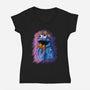 Cookie Fantasy-Womens-V-Neck-Tee-nickzzarto