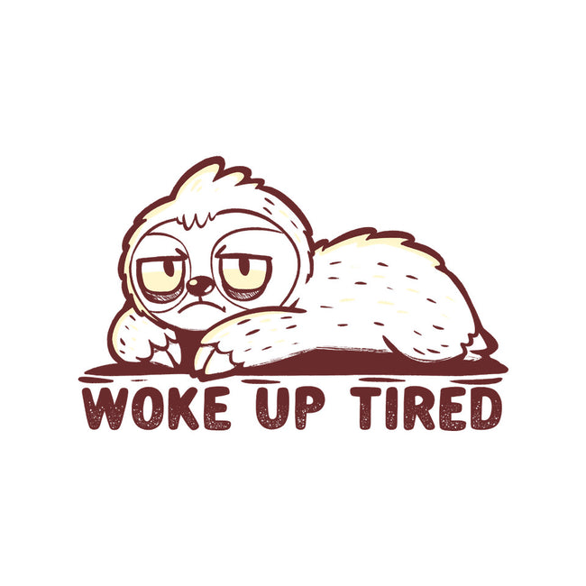 Woke Up Tired Sloth-Unisex-Zip-Up-Sweatshirt-TechraNova