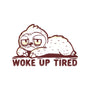 Woke Up Tired Sloth-Unisex-Zip-Up-Sweatshirt-TechraNova