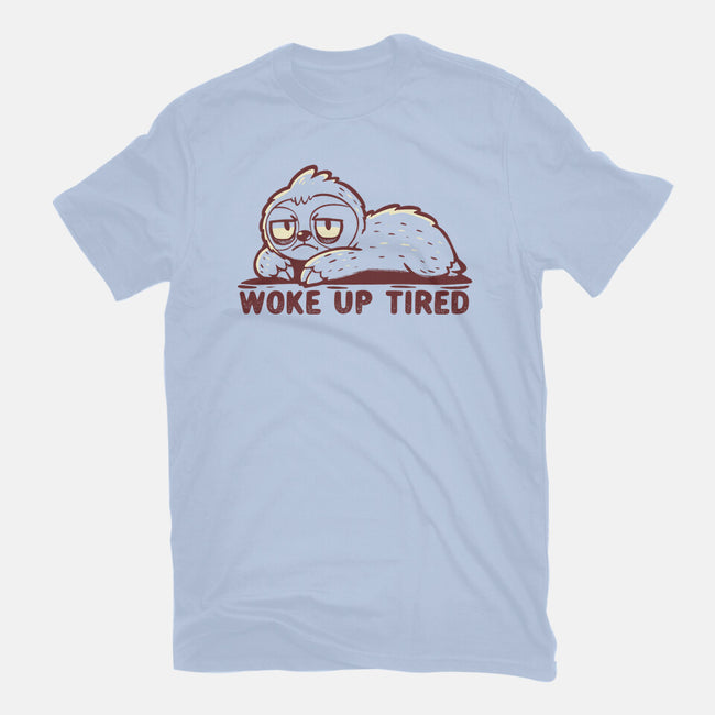 Woke Up Tired Sloth-Mens-Basic-Tee-TechraNova