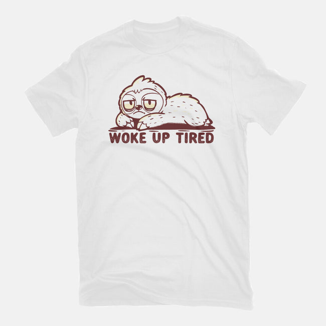 Woke Up Tired Sloth-Mens-Basic-Tee-TechraNova