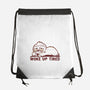 Woke Up Tired Sloth-None-Drawstring-Bag-TechraNova