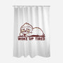 Woke Up Tired Sloth-None-Polyester-Shower Curtain-TechraNova
