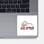 Woke Up Tired Sloth-None-Glossy-Sticker-TechraNova
