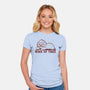 Woke Up Tired Sloth-Womens-Fitted-Tee-TechraNova