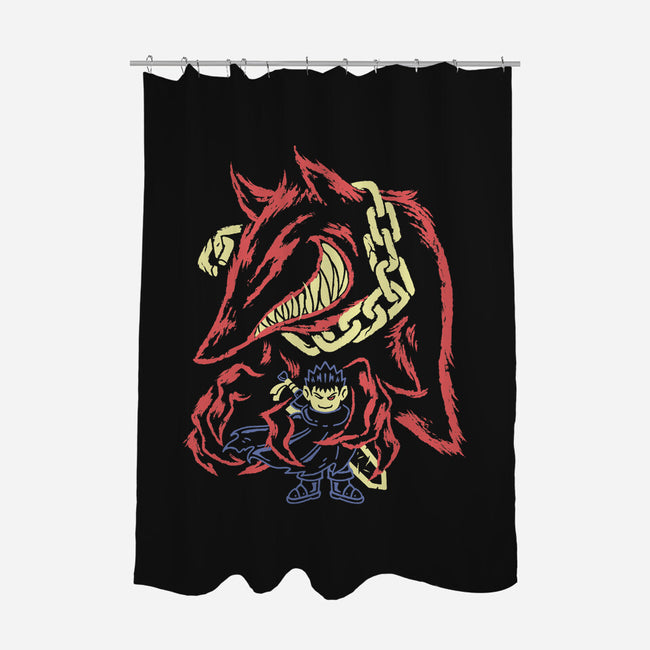 Bad Influence-None-Polyester-Shower Curtain-Henrique Torres