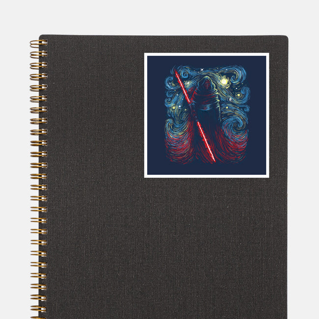 Starry Shadow Lord-None-Glossy-Sticker-zascanauta