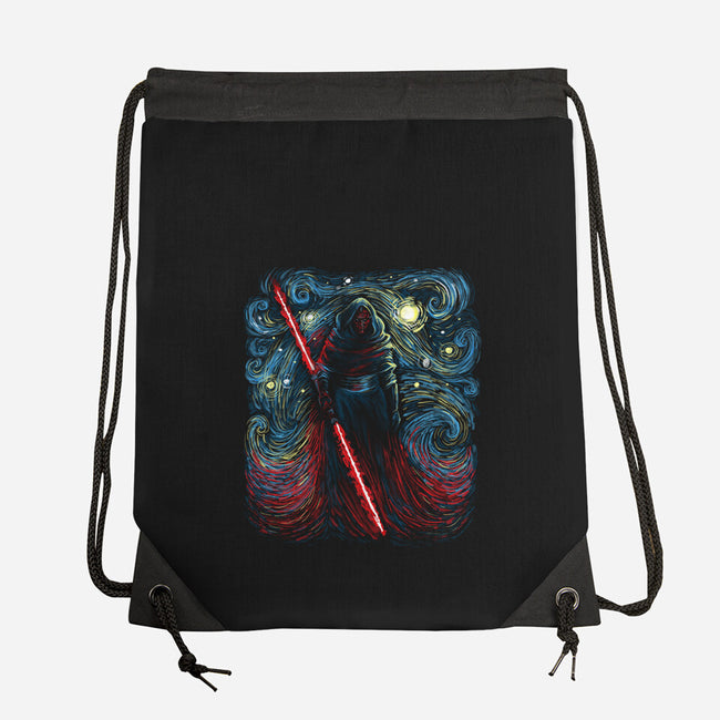 Starry Shadow Lord-None-Drawstring-Bag-zascanauta