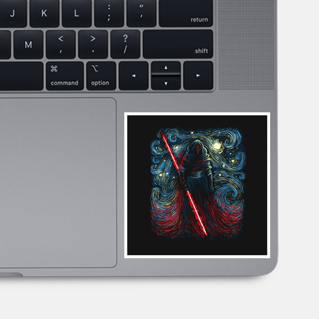 Starry Shadow Lord-None-Glossy-Sticker-zascanauta