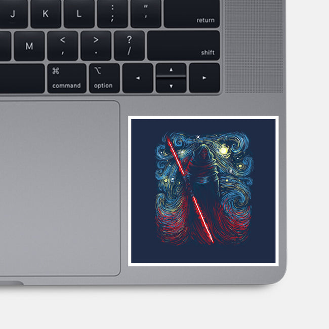 Starry Shadow Lord-None-Glossy-Sticker-zascanauta