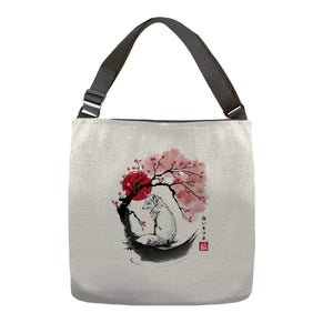 White Kitsune Sumi-e