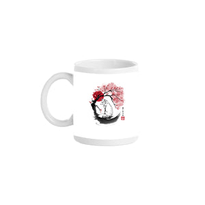 White Kitsune Sumi-e