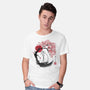 White Kitsune Sumi-e-Mens-Basic-Tee-DrMonekers