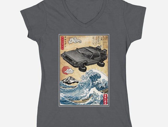 Time Machine Woodblock