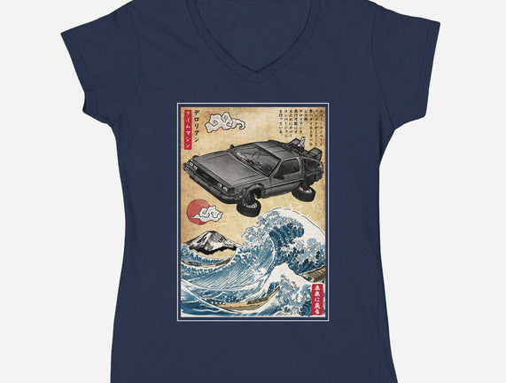 Time Machine Woodblock