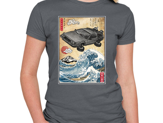 Time Machine Woodblock