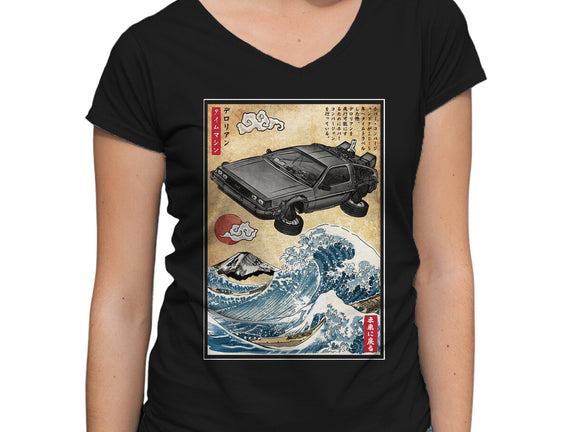 Time Machine Woodblock