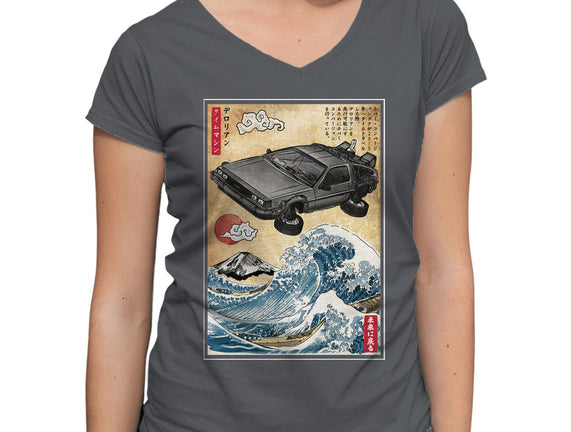 Time Machine Woodblock