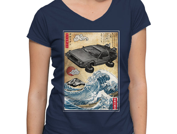 Time Machine Woodblock