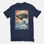 Time Machine Woodblock-Mens-Premium-Tee-DrMonekers
