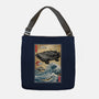 Time Machine Woodblock-None-Adjustable Tote-Bag-DrMonekers