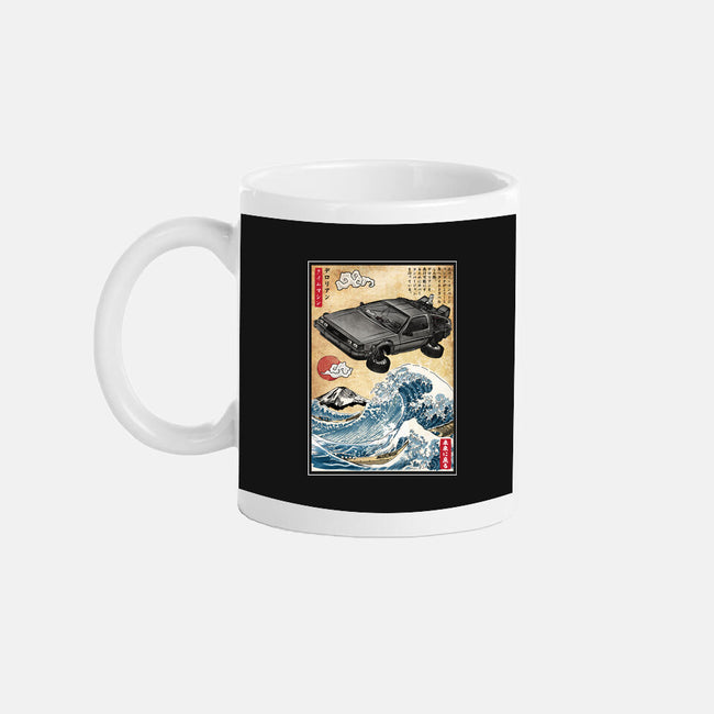 Time Machine Woodblock-None-Mug-Drinkware-DrMonekers