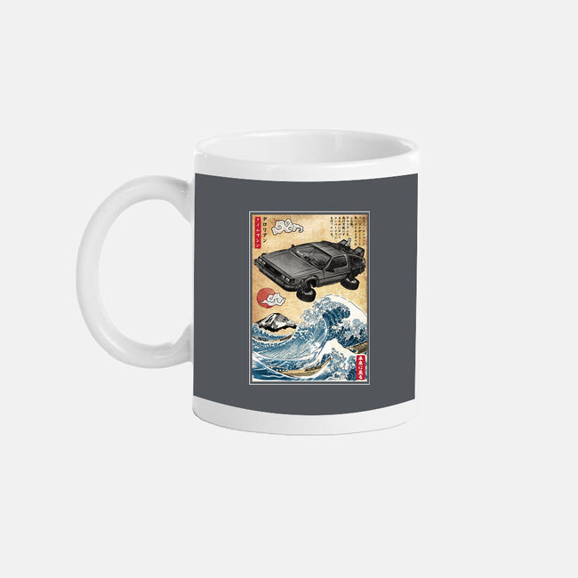 Time Machine Woodblock-None-Mug-Drinkware-DrMonekers