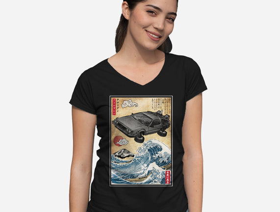 Time Machine Woodblock