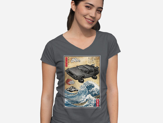 Time Machine Woodblock