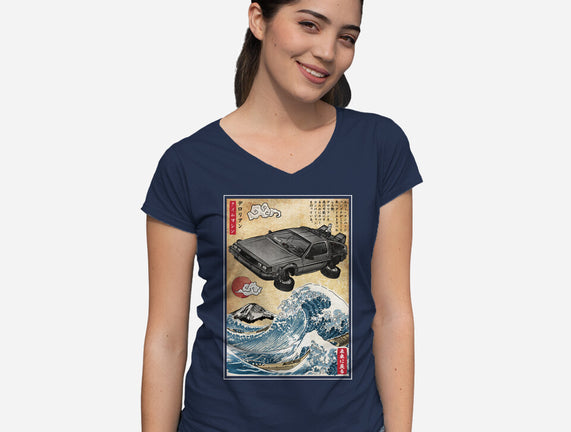 Time Machine Woodblock