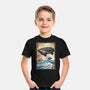 Time Machine Woodblock-Youth-Basic-Tee-DrMonekers