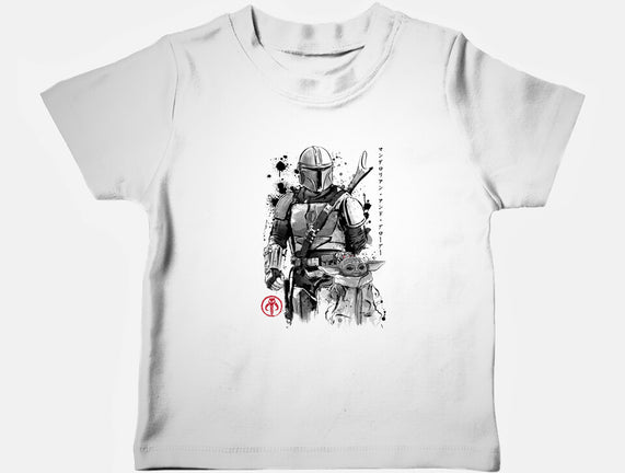 The Bounty Hunter And The Child Sumi-e