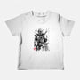 The Bounty Hunter And The Child Sumi-e-Baby-Basic-Tee-DrMonekers