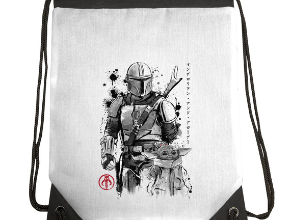 The Bounty Hunter And The Child Sumi-e