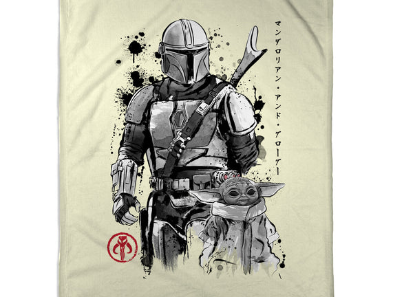 The Bounty Hunter And The Child Sumi-e