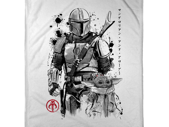 The Bounty Hunter And The Child Sumi-e