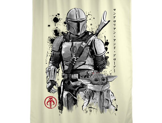 The Bounty Hunter And The Child Sumi-e