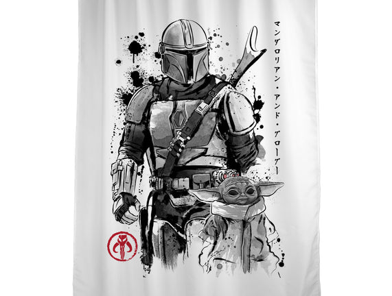 The Bounty Hunter And The Child Sumi-e