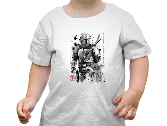 The Bounty Hunter And The Child Sumi-e