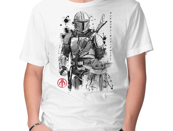 The Bounty Hunter And The Child Sumi-e