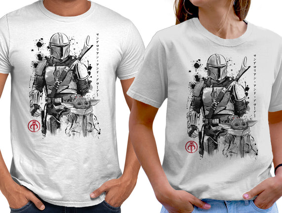 The Bounty Hunter And The Child Sumi-e