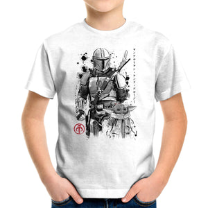 The Bounty Hunter And The Child Sumi-e