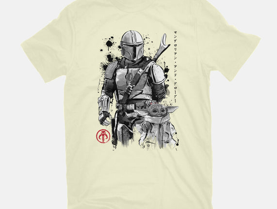 The Bounty Hunter And The Child Sumi-e