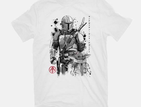 The Bounty Hunter And The Child Sumi-e