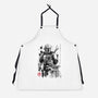 The Bounty Hunter And The Child Sumi-e-Unisex-Kitchen-Apron-DrMonekers