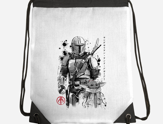 The Bounty Hunter And The Child Sumi-e