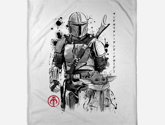 The Bounty Hunter And The Child Sumi-e