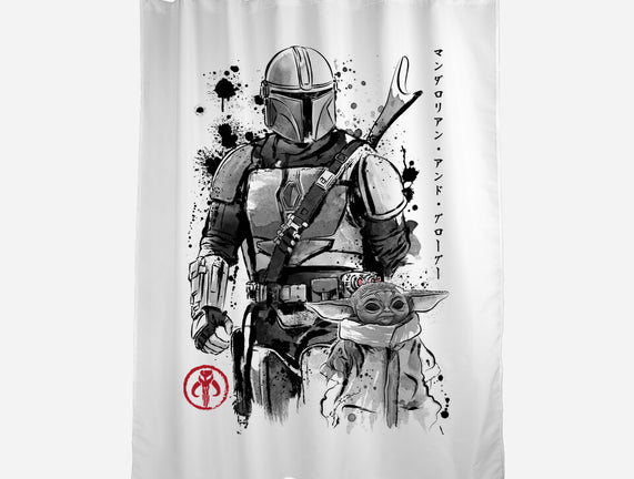 The Bounty Hunter And The Child Sumi-e
